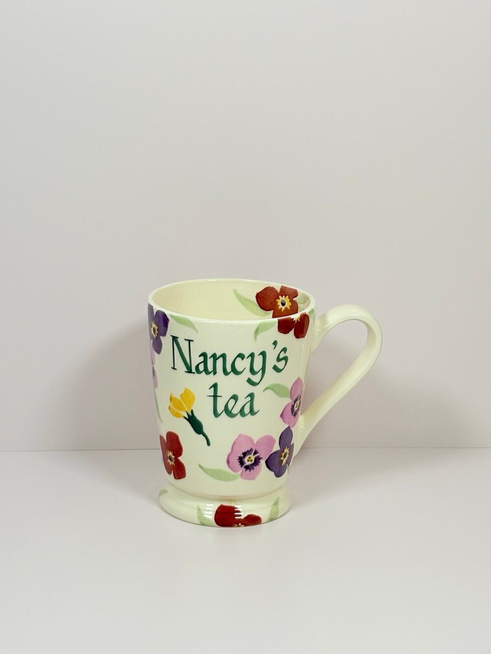 Emma Bridgewater Wallflower Personalized “Nancy’s tea’ Mug